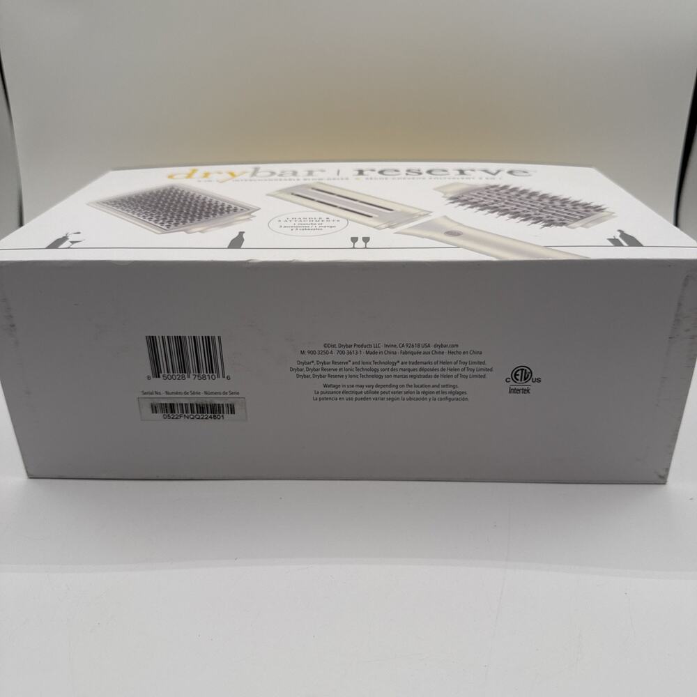 NEW Drybar Reserve 3-in-1 Interchangeable Blow Dryer White Professional - Picture 6 of 7